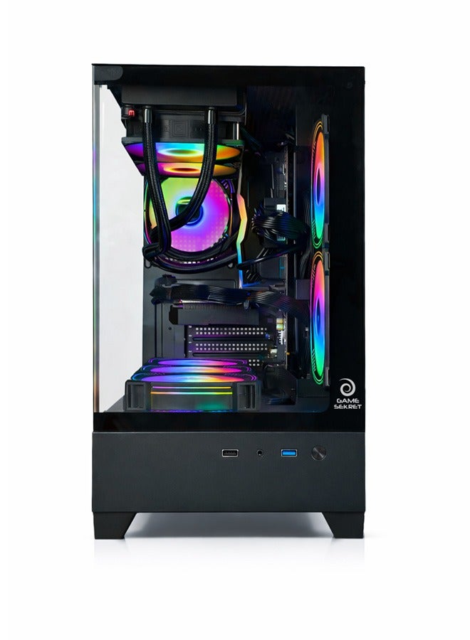 Game Sekret Apex Gaming PC - Intel Core i7-14700F | GeForce RTX 5060 8GB GPU | 32GB DDR5 RAM-1TB NVMe SSD | 240mm Liquid Cooler-B760 MB-650W 80+ PSU | WiFi-Bluetooth-Windows 11 Pro | Game Sekret Desktop Computer | 1 Year Warranty - Image 3